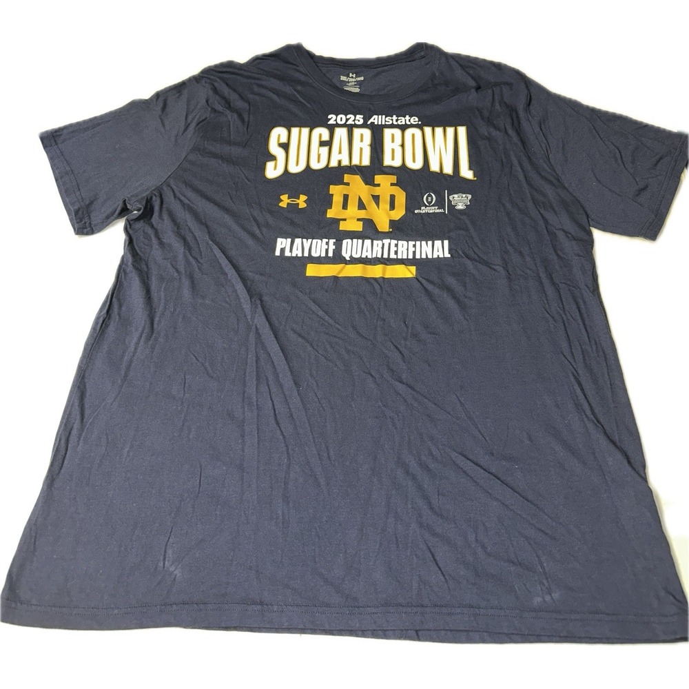 Notre Dame Fighting Irish College Football Playoff 2025 Sugar‎ Bowl T-Shirt 3XL
